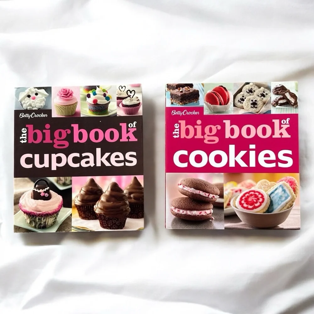 Betty Crocker Big Book Cookies & Cupcakes Set OS Baking Cookbooks
